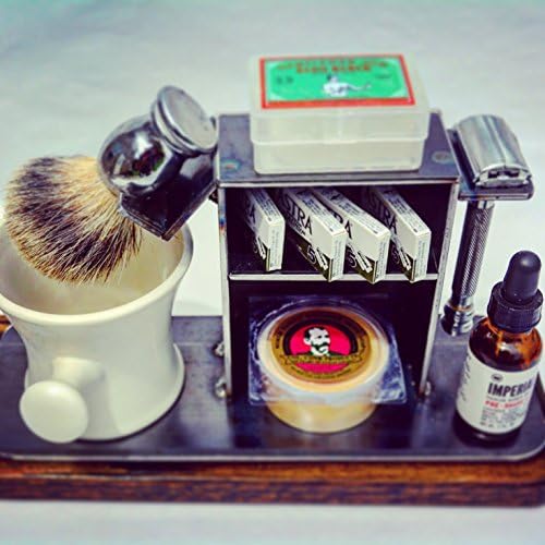 Safety Razor,, Badger Brush , and Accessories Stand