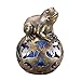 Solar Leaping Frog Bug Zapper Figurine
