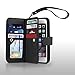 Gear Beast iPhone 6 Plus / 6s Plus Wallet Case, Flip Cover Dual Folio Slim Protective PU Leather Case 7 Slot Card Holder Including ID Holder Plus Cash Pockets for Men and Women