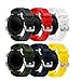 CSVK Compatible with Samsung Galaxy Watch3 45mm/Galaxy Watch 46mm/Gear S3 Frontier/Classic Watch Band Soft Silicone Sport Strap Wristband Bracelet
