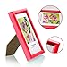 BOJIN 4x6 Inch Picture Frames Plastic Table Top Photo Frame 10x15 CM - Red