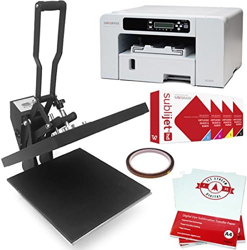 Coralgraph Inc SG400 38x38cm Flat Heat Press Startup Package Bundle