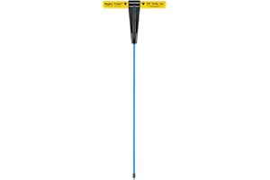 T & T TOOLS T&T Tools 48-Inch Mighty Probe Insulated Metal Soil Probe - 7/16" Hex Rod, Heavy Duty Alloy Steel Rod for Locating Underground Pipes, Septic Tanks & Soil Testing,T-Handle Design,USA-Made -1-Pack