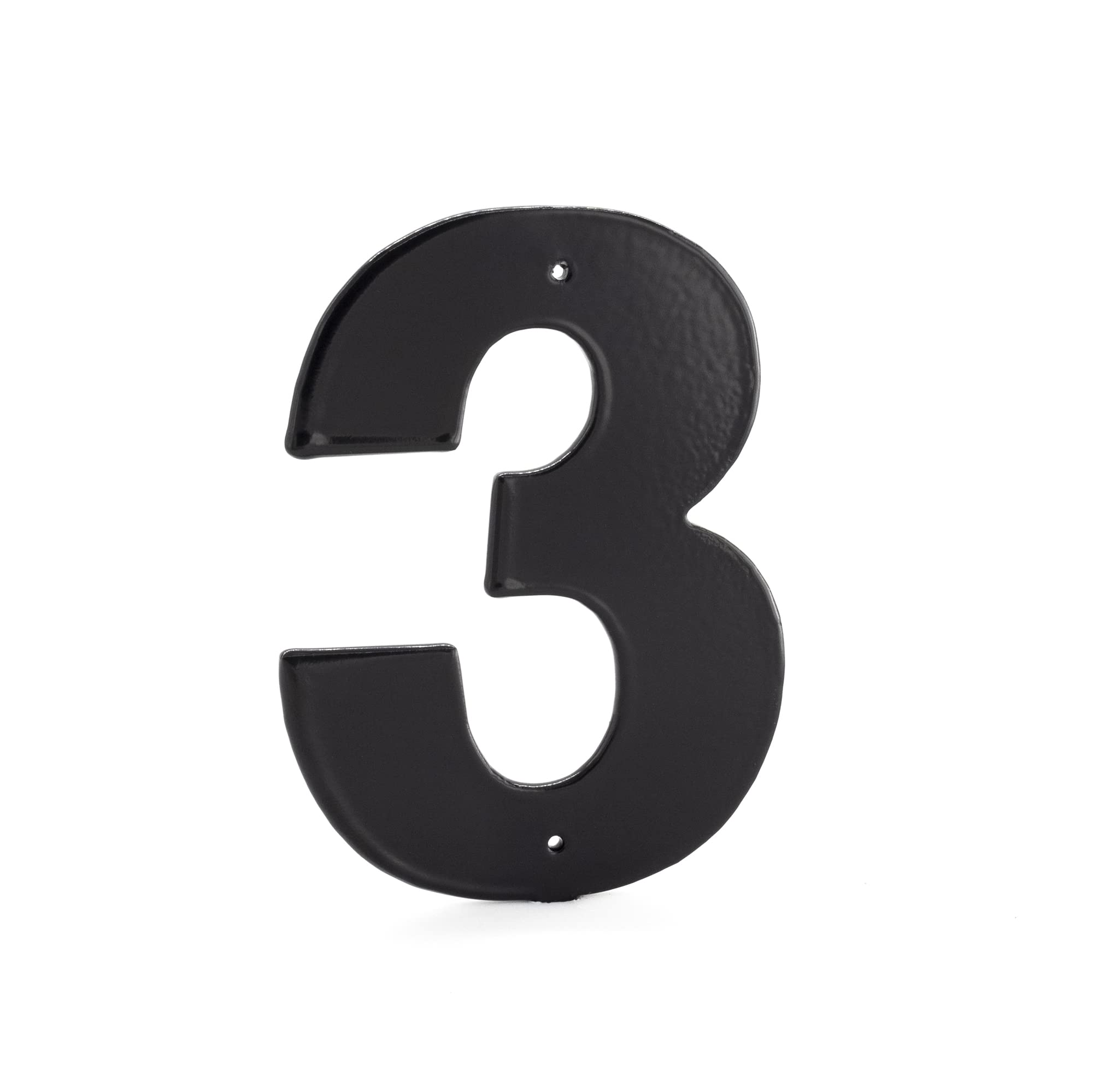 Montague Metal Products Helvetica Font Individual House Number, 3, 4-Inch