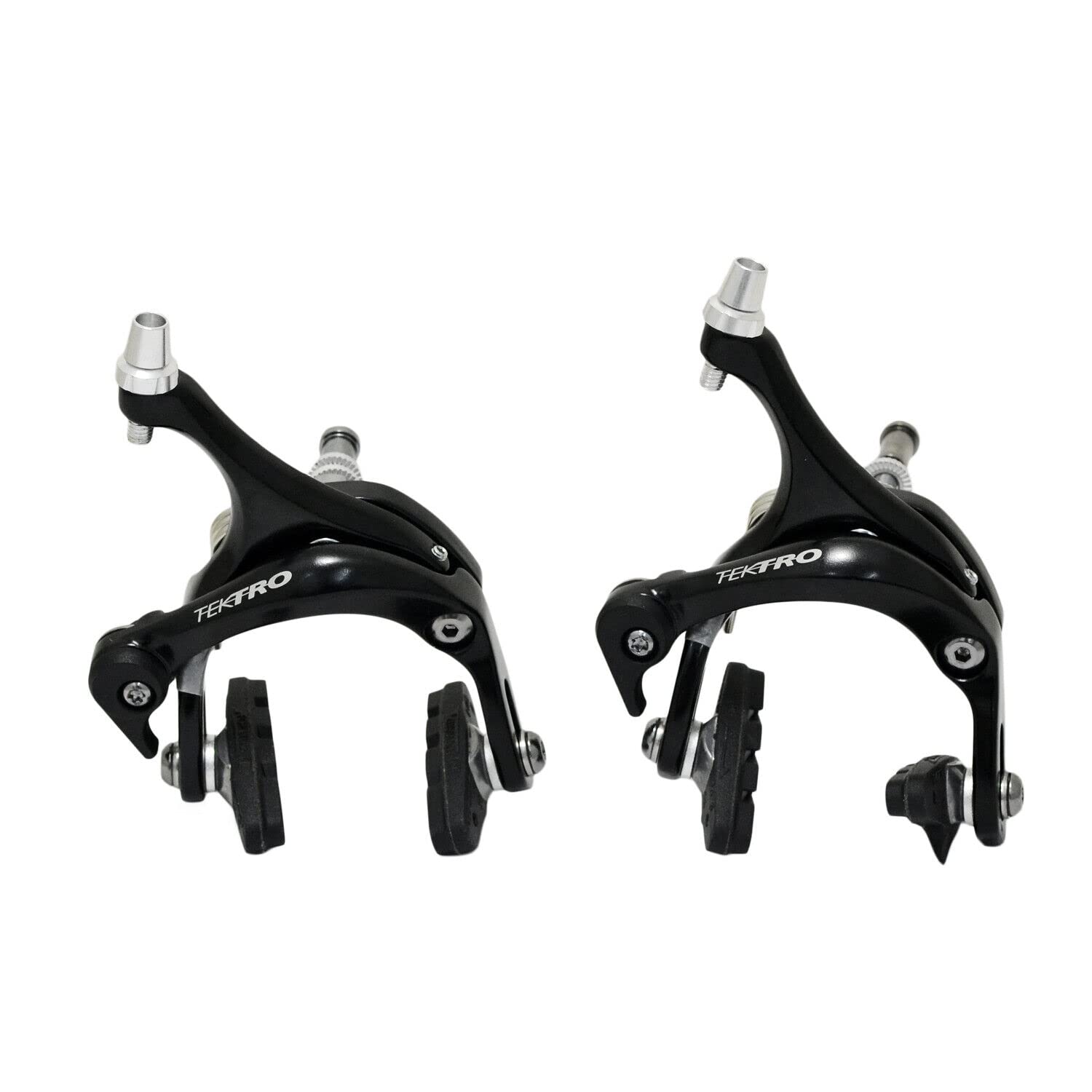 TEKTRO R326 Road Bike Dual Pivot Caliper Brake Set (Front + Rear), Black, MH2650