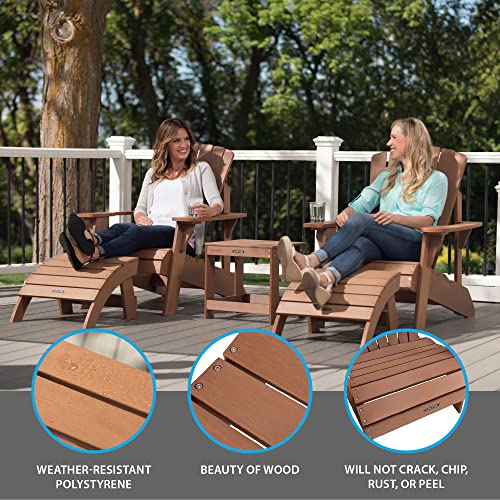 Lifetime 60064 Adirondack Chair, Natural Brown on Galleon Philippines