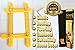 Upgraded Multi Angle Measuring Ruler Measures All Forms & Angles, Template Tool, Angle Finder Tool, Gold Brand Angleizer, General Tools For Carpenter,Builders, Craftsmen