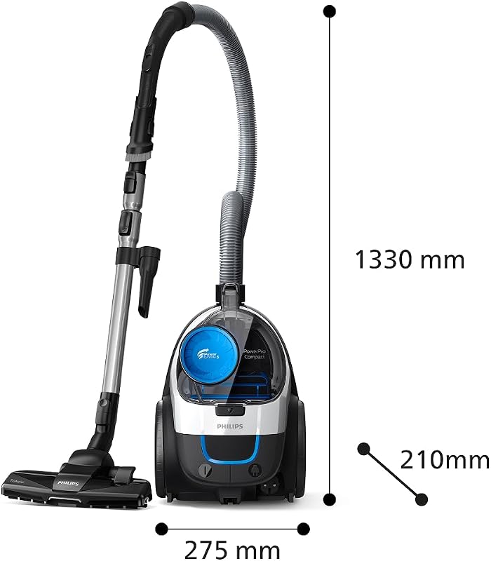 PowerPro Compact Aspiradora sin Bolsa, 900 W, 1,5L, PowerCyclone 5