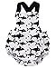 Moore Infant Baby Boy Girl Clothes Shark Romper Backless Bodysuit Outfits 0-18M (6-12 Months)