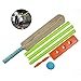 Hamkaw Kids Cricket Set, Cricket Stumps Spring Base,Backyard Cricket Sets - Kwik Cricket -NBR Rubber Water Proof Contents Bat, Ball, Stumps, Bail.