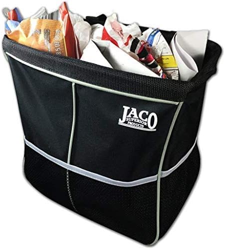 JACO TrashPro Car Trash Can - Premium Leakproof Garbage/Litter Organizer Bag