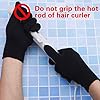 Aneco 4 Pieces Heat Resistant Gloves Hair Styling Gloves for Hair Styling Curling Iron and Curling Wand, Fit Most Hand…
