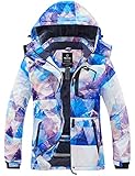 Wantdo Women's Waterproof Ski Jacket Windproof Snow
