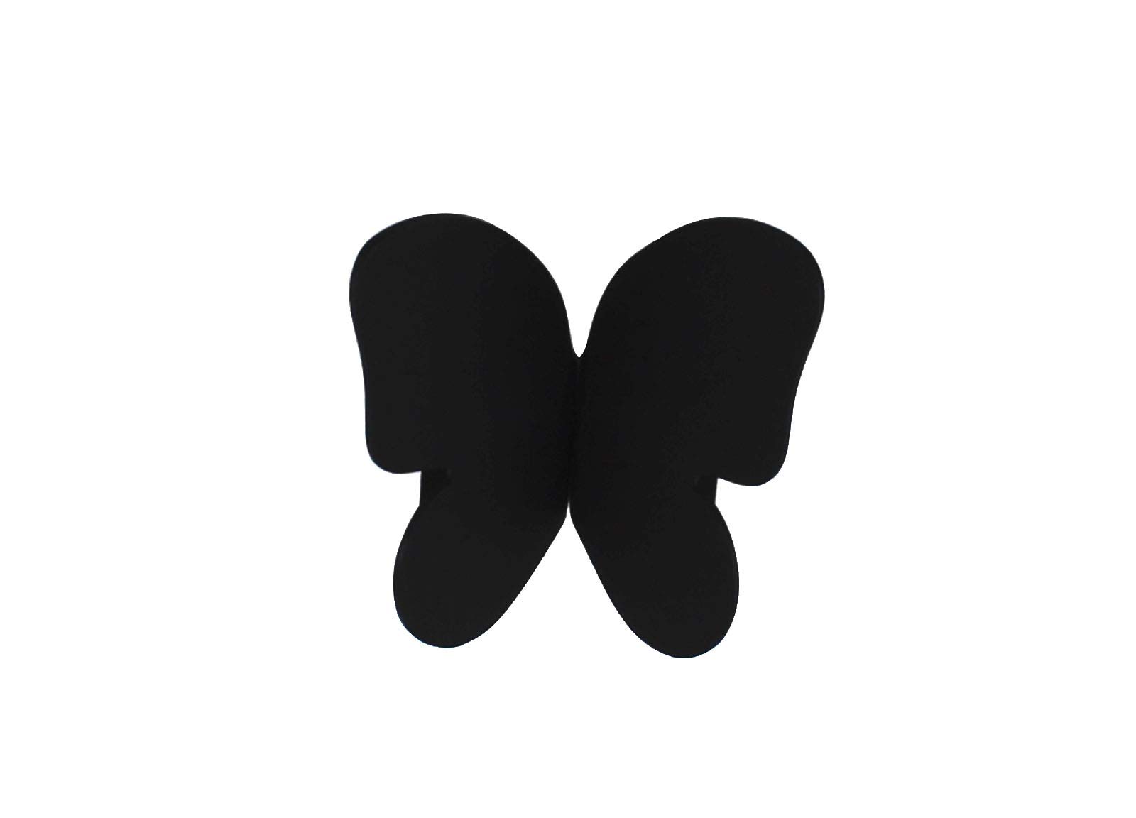 Annakideya Pack of 1 Pair Creative Solid Brass Black Butterfly knobs Decorative Butterfly Handles for Door Wardrobe Cabinet shoebox
