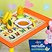 Carriella 60 Count ABC Disposable Placemats for Children Stick on Table Topper