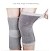 Restar Bamboo Charcoal Cashmere Warm Metal Spring Fitness Knee Pad Unisex Cashmere Knee Brace Pads Winter Warm Thermal Knee Pad 1 Pair by Restar Kneepad