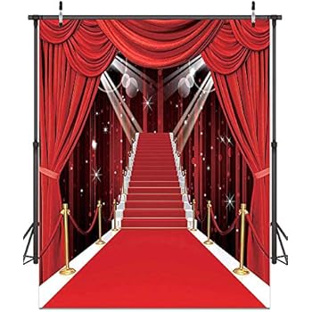 Amazon Com Hollywood Theme Party Decorations Photo Backdrops Red