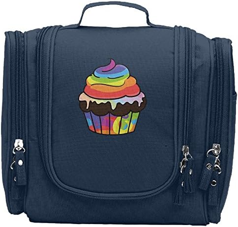 JCBaa Cupcake Rainbow Colorful Makeup Bag/Cosmetic Bags Women's Portable Brushes Case Toiletry Bag Travel Kit Jewelry Organizer Multifunctional Pouch/Bags For Household,Business,Vacation