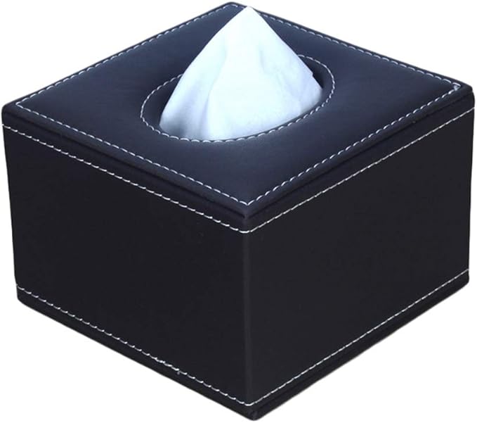Amazon Co Jp Bscool ティッシュケース 卓上収納ケース ティッシュボックス レザー おしゃれ 卓上収納 ティッシュ 高級感 ティッシュカバー 黒 正方形 Freesizeコーヒー ホーム キッチン