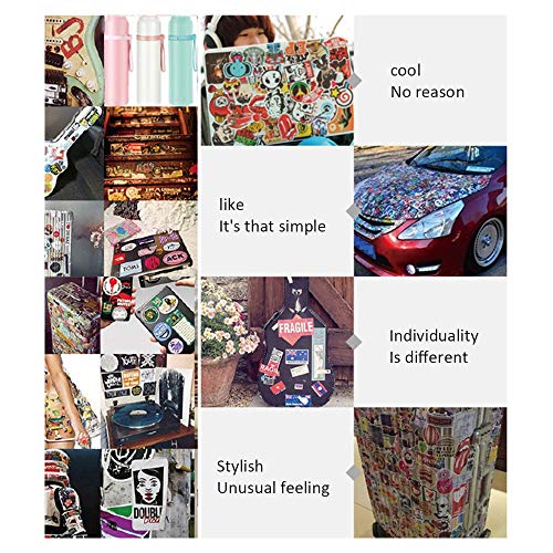 Directtyteam 100 PCS Fresh Vine Stickers Pack, Vsco Stickers Pack for Water Bottles Laptop Waterproof Aesthetic Vinyl Decals Stickers for Adults,Kids