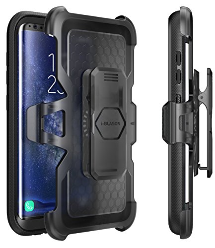 i-Blason Armorbox Series Case for Galaxy S8, [Full Body] [Heavy Duty] Shock Reduction / Bumper Case Without Screen Protector for Samsung Galaxy S8 2017 Release (Black)