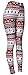VIV Collection One Size Print Fashion Leggings, Christmas Spirit