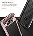 E LV Case for Samsung Galaxy S8 Plus - Armor Defender Slim Case for Samsung Galaxy S8 Plus - [Black/Rose Gold]