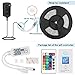 Nexlux Led Light Strip, WiFi Wireless Smart Phone Controlled Strip Light Kit White PCB 5050 LED Lights,Working with Android and iOS System,IFTTT