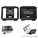 Andoer 2 in 1 Skeleton Backdoors with Fixed Pin Block Waterproof Case Backdoor + Perforated Backdoor Case Cover for GoPro Hero3+/4 and for New Hero3 Waterproof Camera Housing