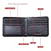 FlyHawk Italian Cowhide Men's RFID Blocking Genuine Leather Bifold Wallet, Mini-rfid Blocking-classic-black, One Size