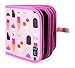 Jaq Jaq Bird Doodle It & Go Erasable Book (Ice Cream) | Non Toxic Reusable Compact Travel Chalk Doodle & Drawing Book for Kids and Children