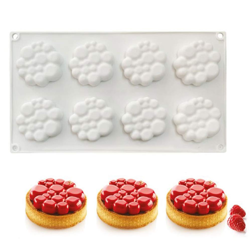 BIKITIQUE Moldes de silicona Tarta de postre de burbujas ...