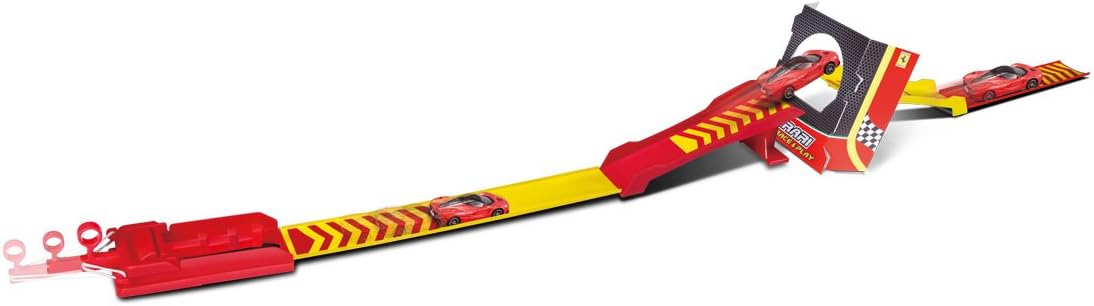 Bburago 1:43 Ferrari Jump with Launcher, Multi Color