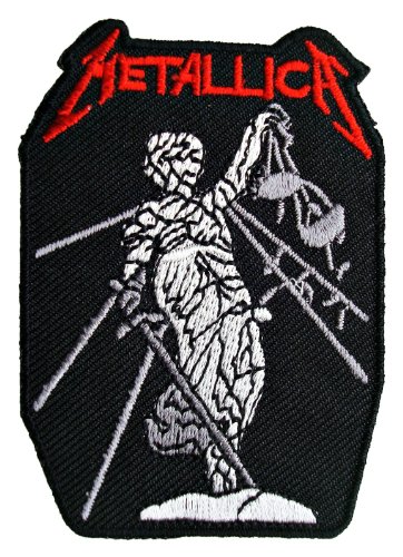 1 x metallica songs band t shirts mm19 iron on patches