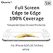 Daswise Screen Protector for iPhone 6S 2015 Full Screen Anti-scratch Tempered Glass Protectors with Curved Edge, Cover Edge-to-Edge, Protect Your 4.7 Inches HD Clear, Bubble-free Shockproof (4.7 White)