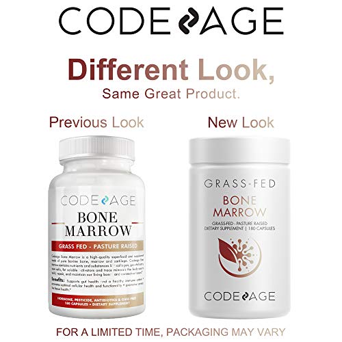 Codeage Grass Fed Bone Marrow Supplement Freeze Dried, NonDefatted