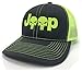Jeep Logo With Punisher Skull Symbol Embroidered Mesh/Twill Cap