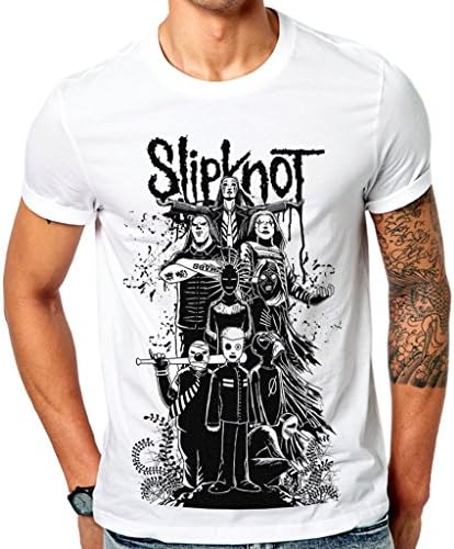 mazumi8 Slipknot Cartoon Devil Metal T-Shirt