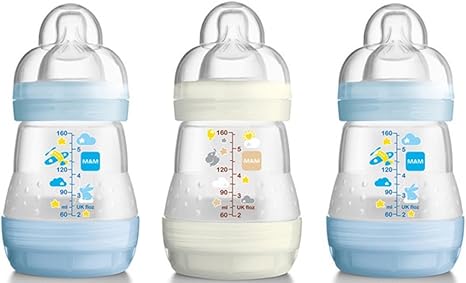 Self sterilising anti-colic bottles