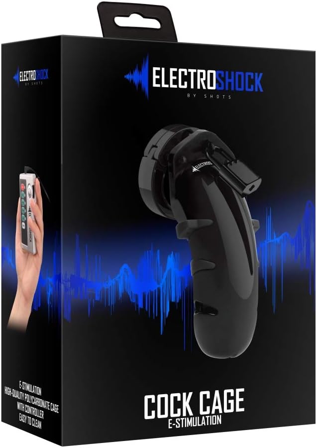 Shots E-stim Cockcage, Black, 301 g - Image 3