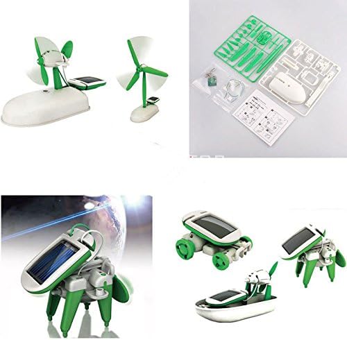 DIY 6 in 1 Educational Solar Kit Robotikits Toy New
