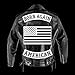 VEGASBEE Born Again Reflective Fabric Embroidered Iron-ON Patch Biker Jacket Rider Vest TOP Rocker 12 USA
