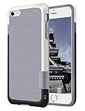 iPhone 7 Case, GOSHELL Hybrid Impact 3 Color Bumper Case Shock-Absorption Anti-Scratch Durable Rugged Protective Front Raised Lip Soft TPU & Hard PC Cover for Apple iPhone 7(4.7-Inch) - Gray