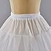 Bridess Women's Crinoline Underskirt Petticoat slip for Wedding Bridal Dress White