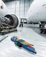 Wera 950 SPKL/9 SM HF Multicolour L-Key Set Metric BlackLaser with HOL view 2