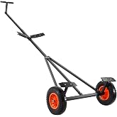 VEVOR Boat Trailer Dolly, 420lbs Load Capacity, Carbon Steel Trailer Mover with Adjustable Length, 15.7 in Pneumatic Tires and Nonslip Support Bracket, for Moving Kayak Motorboat Fishing Boat