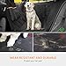 Mpow Dog Car Seat Covers with Mesh Visual Window, More Durable Scratchproof Dog Seat Cover for Back Seat with 2 Dog Seat Belts & Storage Pockets, Non-Slip Washable Dog Car Hammock for Different Cars