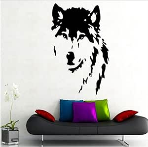 Habitación Ecológica Para Niños, Calcomanía De Lobo, Decoración Del