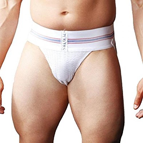 Players Men's Athletic Supporter / Jockstrap - White - 4X