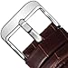 Fullmosa Quick Release Watch Band, Bamboo Leather Watch Strap for Samsung Galaxy Watch 6 40mm 44mm/Galaxy Watch 6 Classic 43mm 47mm/Galaxy Watch 5 40mm 44mm/Pro 45mm,20mm Dark Brown